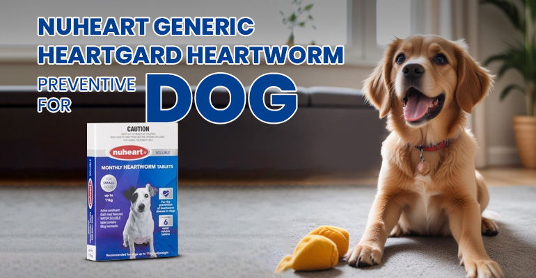 Nuheart Generic Heartgard Heartworm Preventive for Dogs