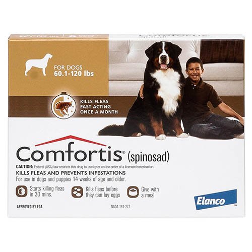 Comfortis For Dogs 27 - 54 Kg (Brown)
