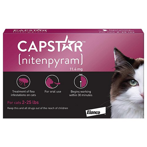 Capstar Flea Control Tablets for Cat Supplies
