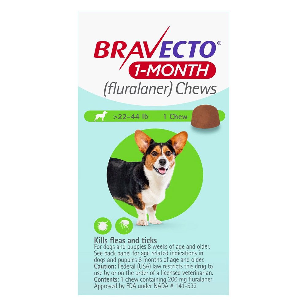 Bravecto 1-Month Chew for Dog Supplies