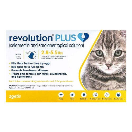 Revolution Plus Buy Flea Tick Heartworm Treatment For cats