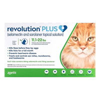 Revolution Plus for Large Cats 11-22lbs (5-10kg) Green