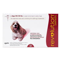 Revolution For Meduim Dogs 10.1 To 20Kg (Red)