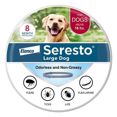 Seresto Flea and Tick Collar for Large Dogs over 18 lbs - 27.5 inch (70 cm)