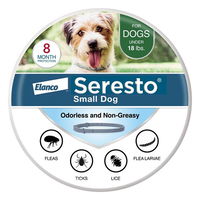 Seresto Flea and Tick Collar for Small Dogs up to 18 lbs - 15 inch (38 cm)