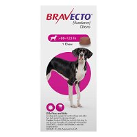 Bravecto For Extra Large Dogs 40-56kg (88 to 123lbs) Pink
