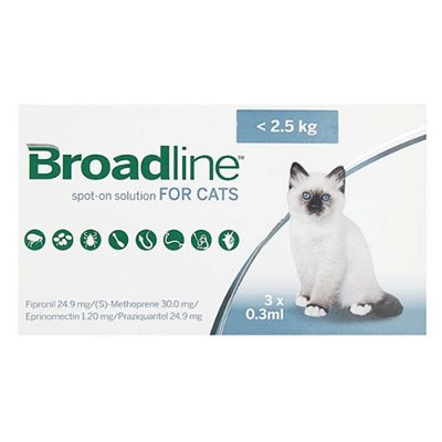 Broadline Spot-On for Small Cats up to 5.5 lbs