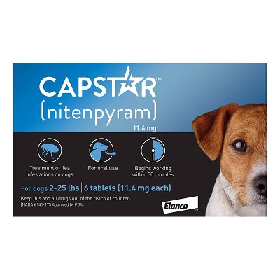 Capstar For Small Dogs 0.5 To 11Kg (Blue)