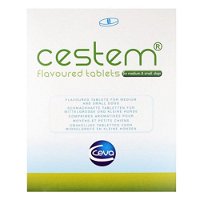 Cestem Flavored Tablets for Small & Medium Dogs