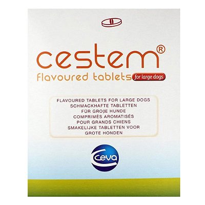 Cestem Flavored Tablets for Large Dogs