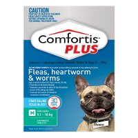 Comfortis Plus (Trifexis) Chewable Tablets for Medium Dogs 9-18 kg (20 to 40lbs) Green