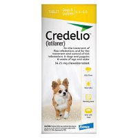 Credelio for Dogs 04 to 06 lbs (56.25 mg) Yellow