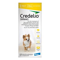 Credelio for Dogs 04 to 06 lbs (56.25 mg) Yellow