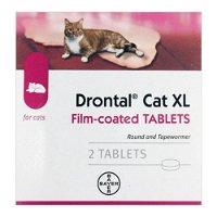 Drontal Wormers For Large Cats 6Kg (13.2lbs)