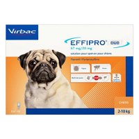 Effipro Duo Spot- On for Small Dogs up to 22 lbs (Orange)