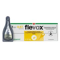 Flevox Spot-On for Small Dogs up to 22 lbs. (Yellow)
