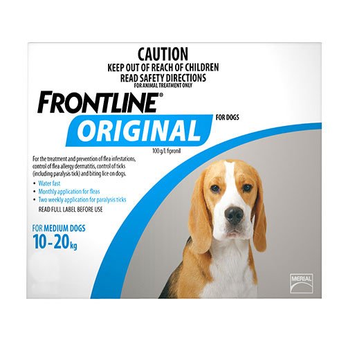 Frontline Original For Medium Dogs 10-20Kg (Blue)