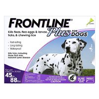 Frontline Plus For Large Dogs 20-40kg (44 to 88lbs) Purple