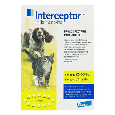 Interceptor Spectrum Tasty Chews For Medium Dogs 11 To 22Kg (Yellow)