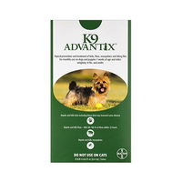 K9 Advantix For Small Dogs & Pups Up To 4Kg (Green)