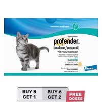 Profender Allwormer Small Cats & Kittens (0.35 ml) 2.2-5.5 lbs