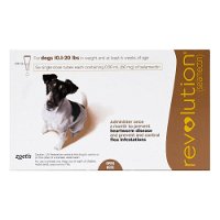 Revolution For Small Dogs 5.1 To 10Kg (Brown)