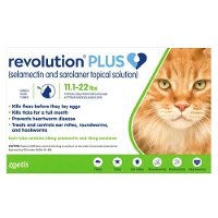 Revolution Plus for Large Cats 11-22lbs (5-10kg) Green