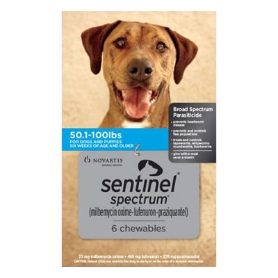 Sentinel Spectrum Tasty Chews For Large Dogs 22-45kg (50 to 100lbs) Blue