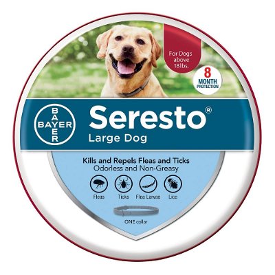 Seresto Flea and Tick Collar for Large Dogs over 18 lbs - 27.5 inch (70 cm)