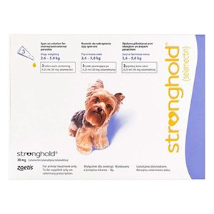 Stronghold  Dogs 2.6-5.0 Kg 30 mg (Violet)
