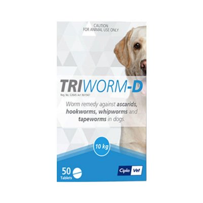 Triworm-D Tablets for Dogs